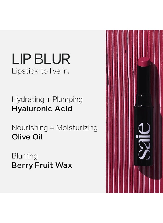 Lip Blur Soft Matte Lipstick - Long Lasting Lipstick With Hydrating, Buildable Coverage - Enriched With Hyaluronic Acid + Softening Jojoba To Nourish Lips - Modern (0.07 Oz)