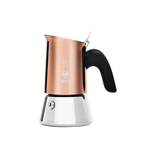 Bialetti New Venus coffee maker 2 cups antiburn handle not suitable for induction 2 cups 85 ml stainless steel color copper wattage 3600