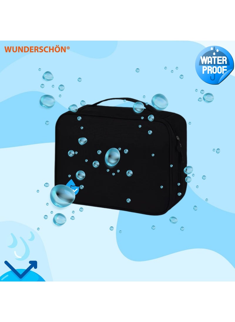 WUNDERSCHÖN - WUNEDRSCHÖN | Organizer Travel Hand Bag with 14 Organizers and Customizable Compartments Suitable For Gadgets Adaptors Chargers Power Bank Charging Cables - Image 1