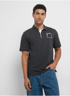 JACK & JONES Jjverner Verner Chest Print Polo  - Image 1