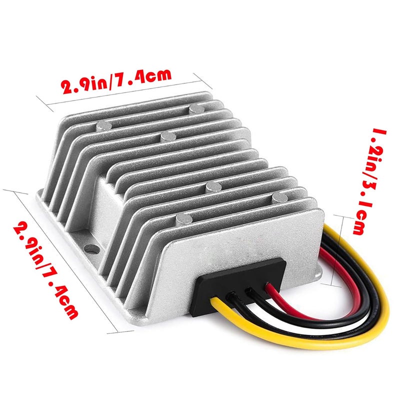 MGGi DC Converter 8V-40V to 12V 6A 72W, Step Down Step Up Converter Voltage Regulator, Power Adapter Voltage Booster, Reducer Waterproof Module Transformer for Golf Cart Club Car Truck Vehicle - Image 5