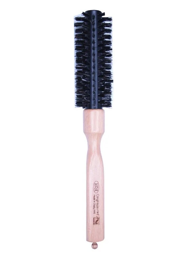 3ME MAESTRI Hair Brush Made With Ash Wooden Handle, Aluminum and Section Divider and Natural Bristle  - Image 1