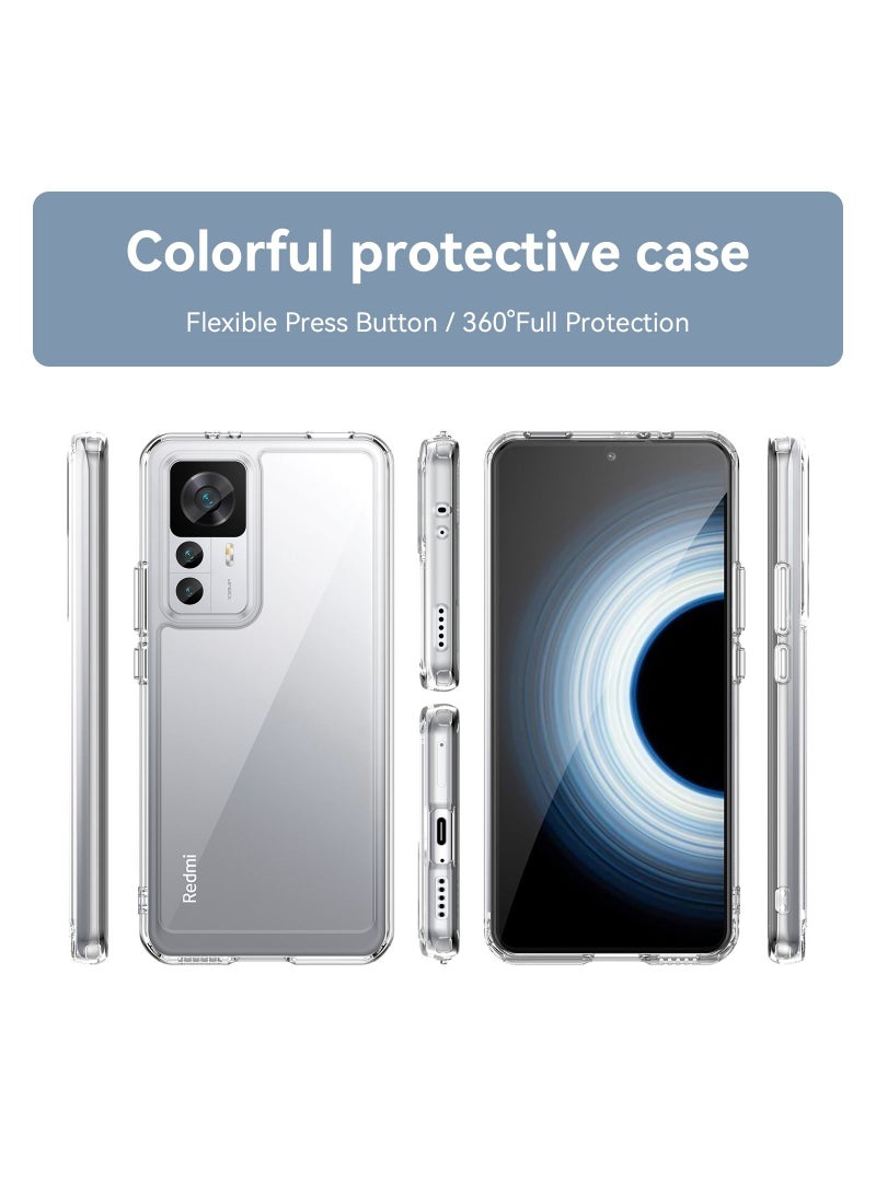TEAM LUXURY Shockproof Protection Phone Case for Xiaomi 12T Clear - Image 2