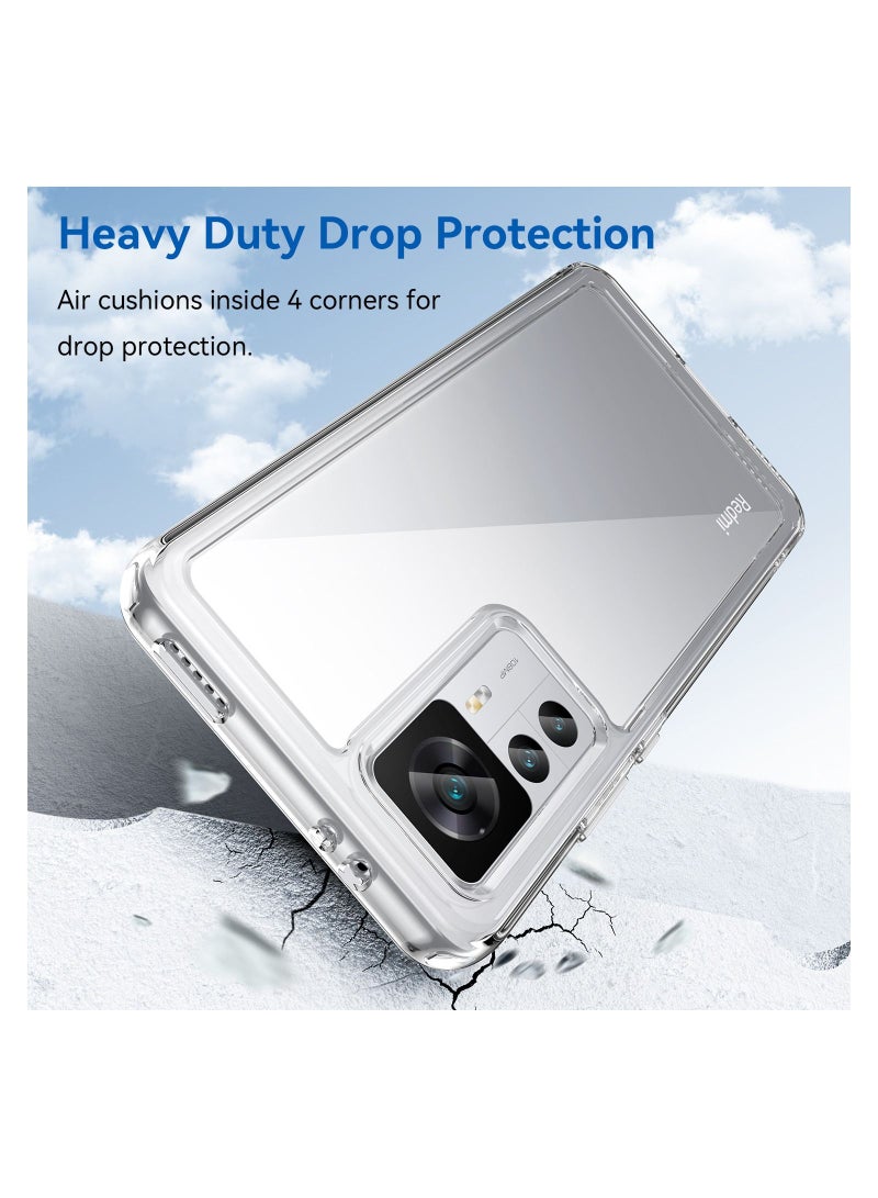 TEAM LUXURY Shockproof Protection Phone Case for Xiaomi 12T Clear - Image 3