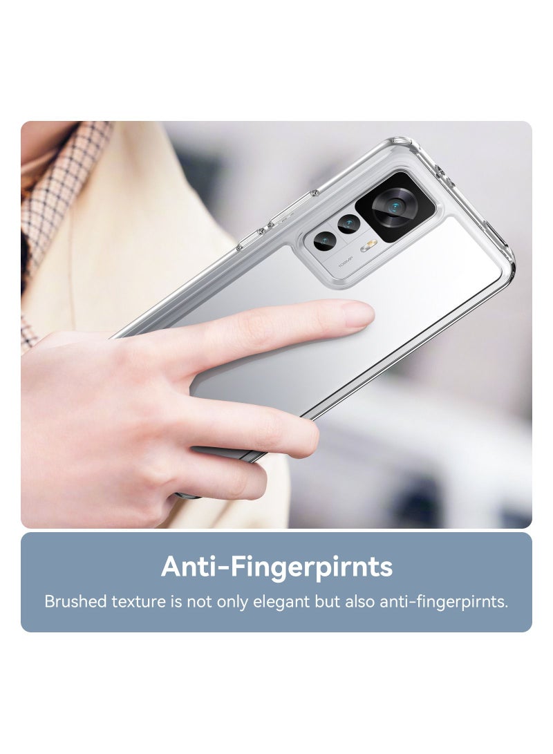 TEAM LUXURY Shockproof Protection Phone Case for Xiaomi 12T Clear - Image 5