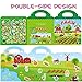 RUSON Reusable Sticker Book for Kids Farm Stickers Educational Learning Toys Travel Stickers Activity Books for Toddler Girls Boys Age 3 Birthday Gifts - Image 4