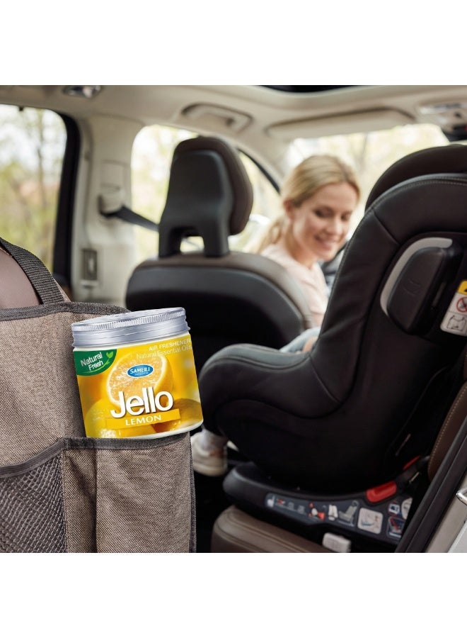 SAMEILI Powerful Odor Eliminator & Air Freshener Gel,lemon-“New Car”Scent for Freshening Cars, Rooms,Closets,Bathrooms - Long-Lasting Scent Freshener-220g - Image 3