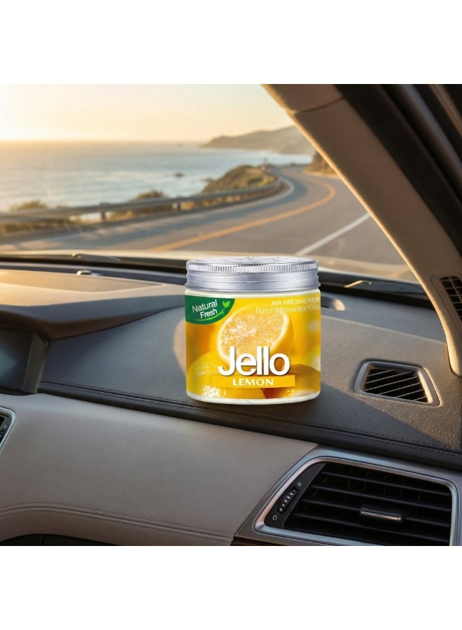 SAMEILI Powerful Odor Eliminator & Air Freshener Gel,lemon-“New Car”Scent for Freshening Cars, Rooms,Closets,Bathrooms - Long-Lasting Scent Freshener-220g - Image 4