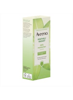 Aveeno Positively Radiant Daily Facial Moisturizer with Total Soy Complex and Broad Spectrum SPF 30 Sunscreen, Oil-Free and Non-Comedogenic, 2.5 fl. oz  - Image 4