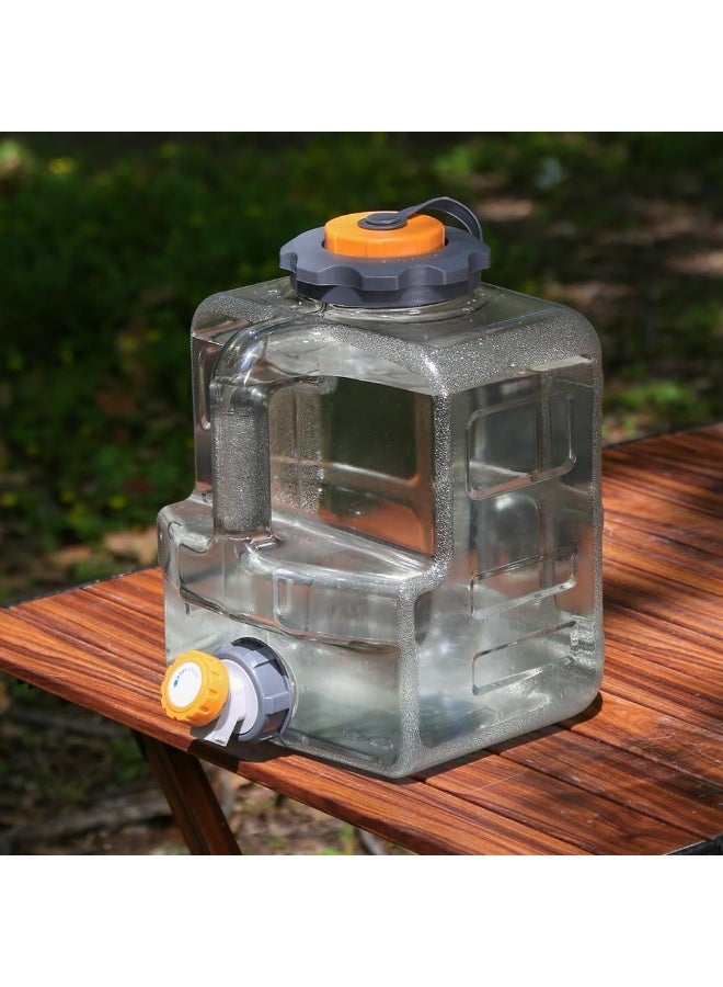 Manful Transparent 15L Water Storage Container with Spout Tap – Water Storage Containers, Water Tank Water Storage Tank, Plastic Water Tank - Image 4