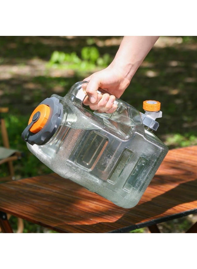 Manful Transparent 15L Water Storage Container with Spout Tap – Water Storage Containers, Water Tank Water Storage Tank, Plastic Water Tank - Image 3