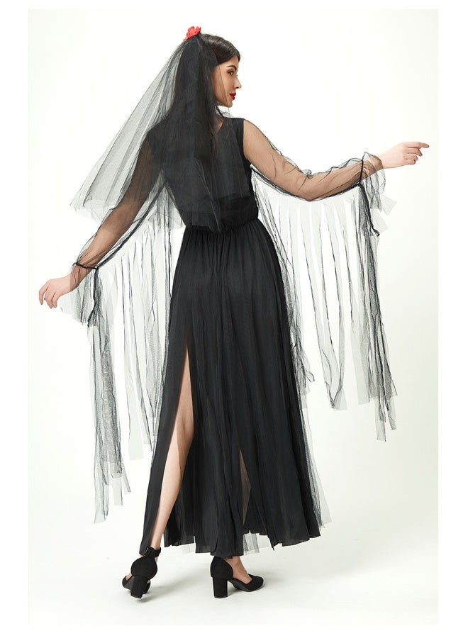 Loquat Adult Women's Zombie Bride Long Dress - Image 4