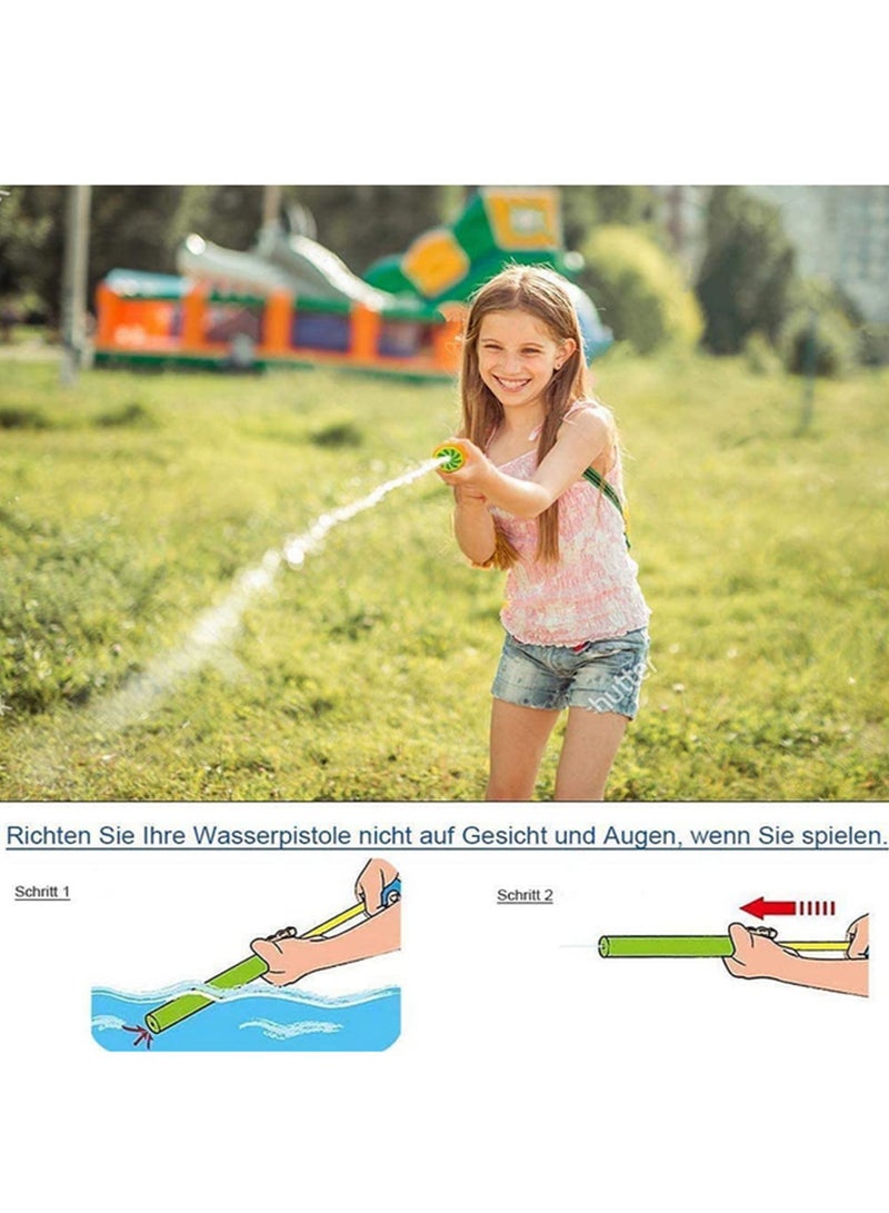 6Pcs Foam Water Gun Foam Water Blaster Set Pool Toys for Kids Adults Water Toy Blaster Shooter Swimming Summer Pool Outdoor Beach Play Game Toy for Party Favors Pool Garden Outdoor Activities Water Games - Image 5