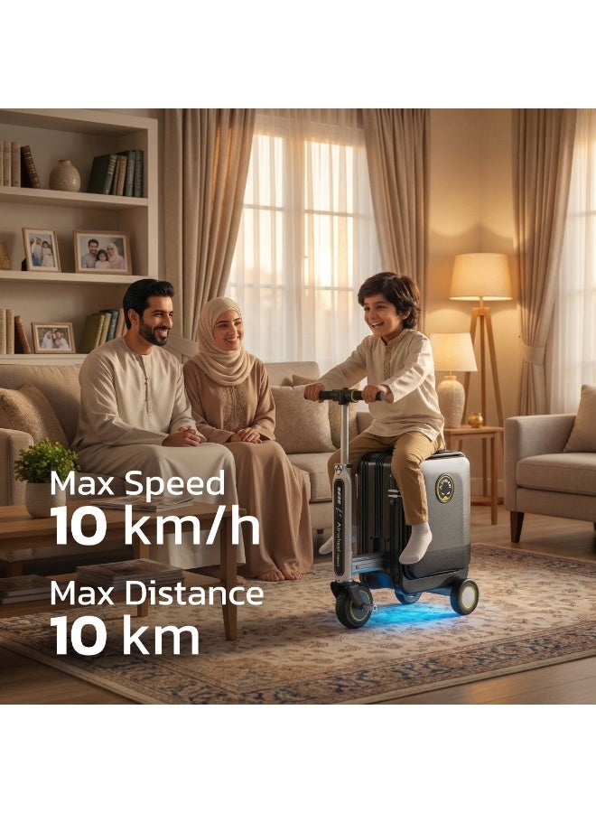 عجلة هوائية حقيبة سكوتر كهربائية إيرويل (Airwheel SE3SL Plus (2026 - لون فضي - Image 4