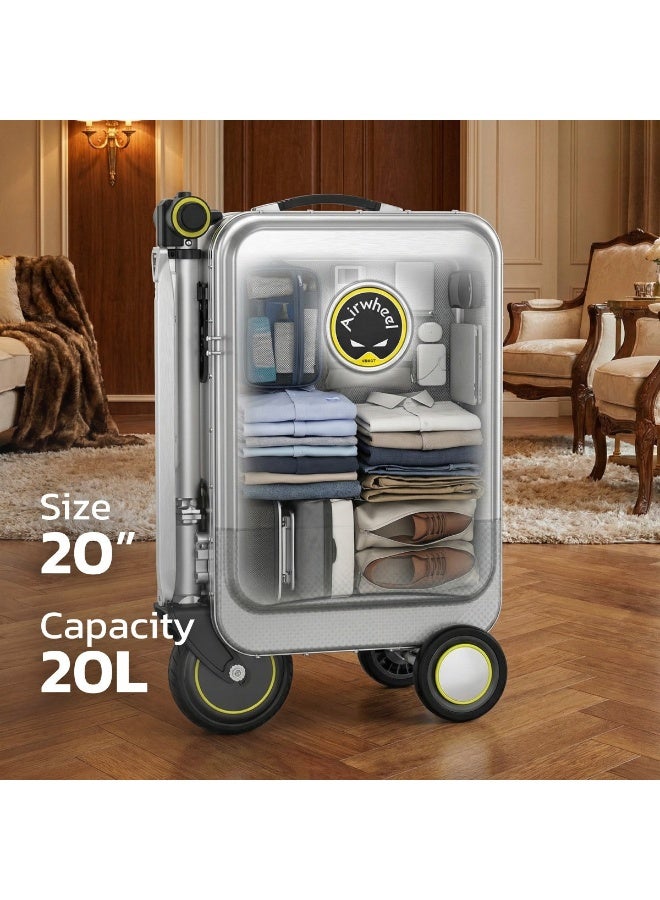 عجلة هوائية حقيبة سكوتر كهربائية إيرويل (Airwheel SE3SL Plus (2026 - لون فضي - Image 5