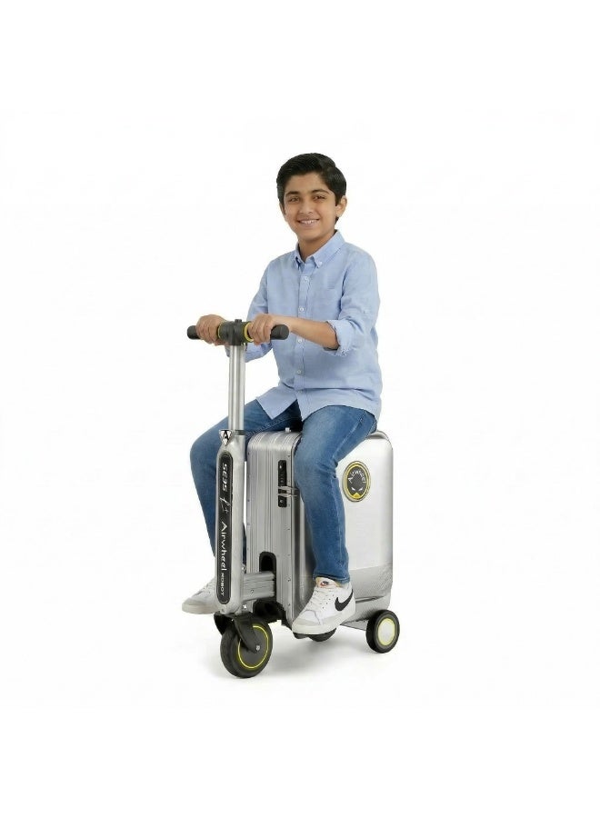 عجلة هوائية حقيبة سكوتر كهربائية إيرويل (Airwheel SE3SL Plus (2026 - لون فضي - Image 2