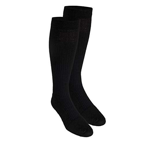 Truform Compression Socks, 15-20 mmHg, Men's Gym Socks, Knee High Over Calf Length, Black, Medium - Image 4