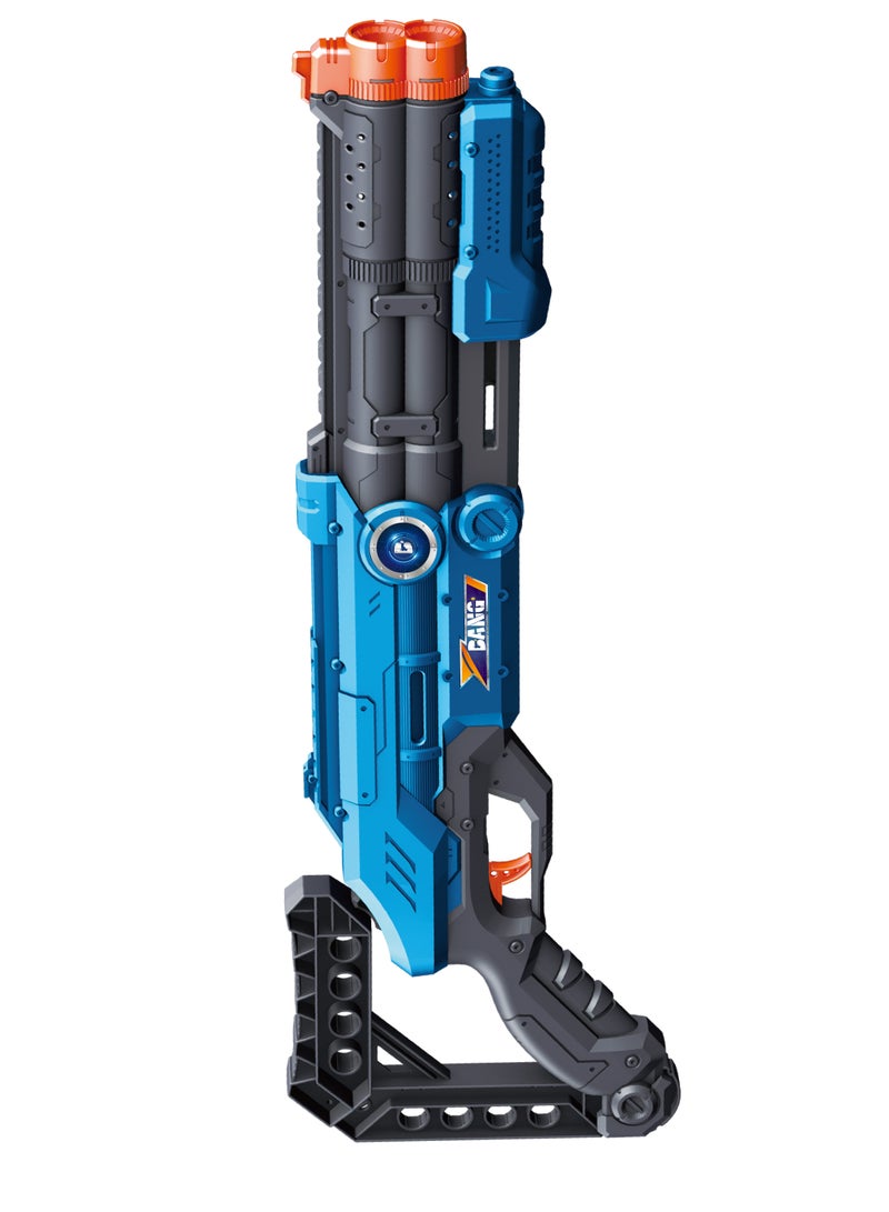 بانج مسدس لعبة بولس رايفل مع 12 طلقة، إطلاق يدوي، مدى بعيد للأطفال - Image 2