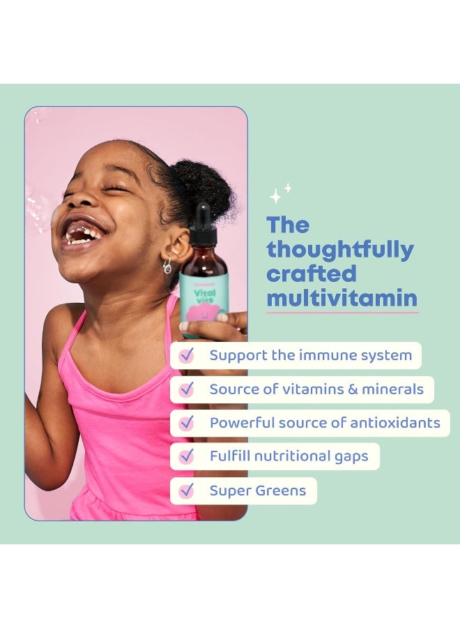 JoySpring Vital Vits Liquid Super Greens for Kids - Image 3