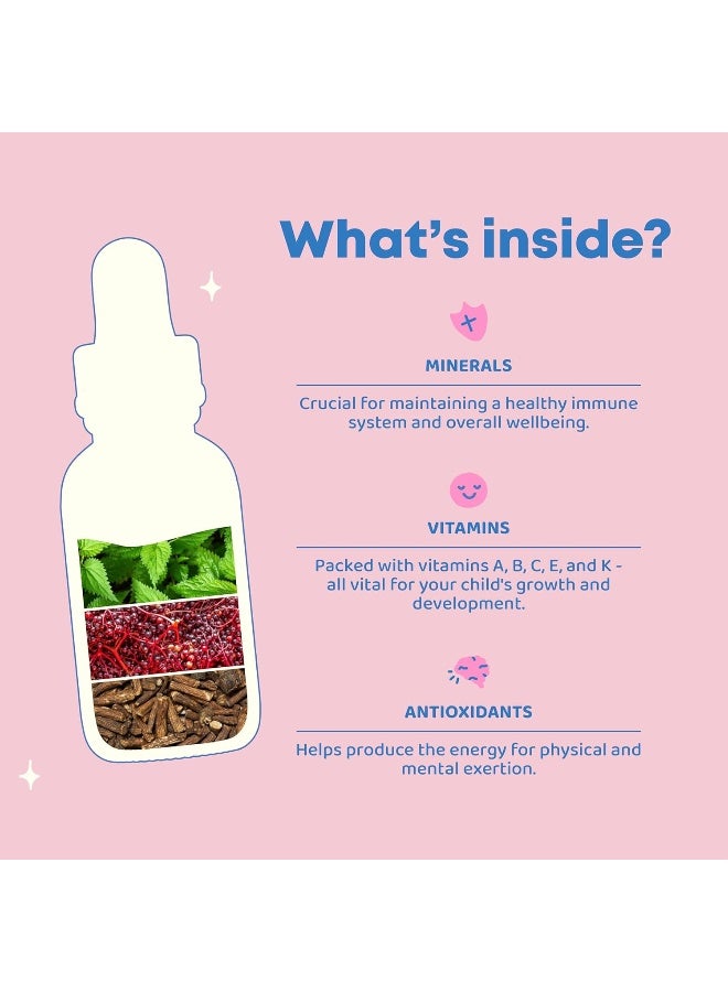 JoySpring Vital Vits Liquid Super Greens for Kids - Image 2