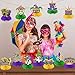 ILUIGGW Masquerade Mask Honeycomb Centerpieces 12Pcs Glitter Fat Tuesday Decorations Centerpiece Table Decorations 3D Table Centerpieces for Masquerade New Orleans Fat Tuesday Decorations - Image 4