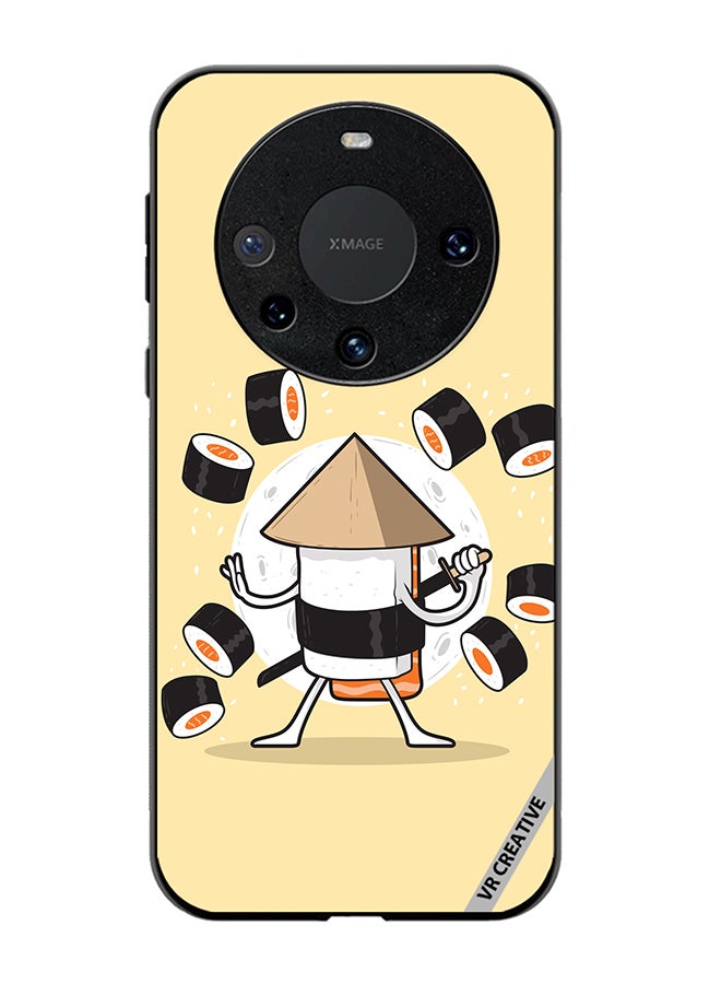 VR CREATIVE Protective Case Cover For Huawei Mate 60 Pro Plus Samurai Sushi Design Multicolour - Image 1