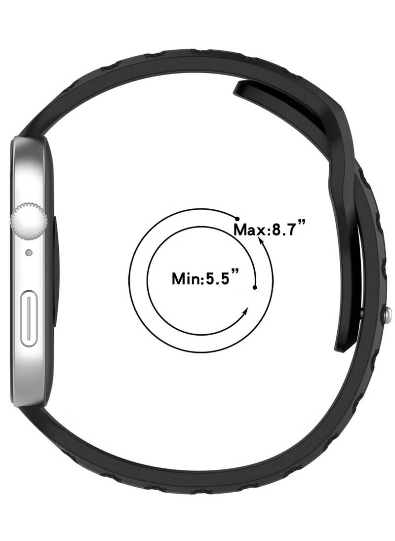 HW Strap for Huawei Watch Fit 3, Silicone Watchband Replacement Bracelet Gray  - Image 3