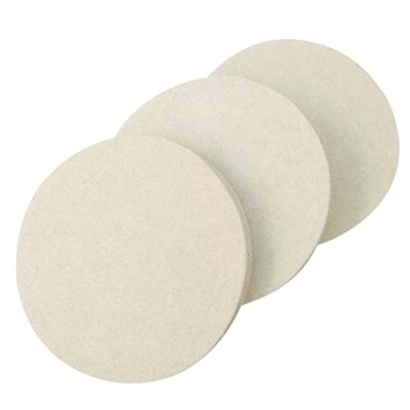 DIY Crafts 2 Pcs, 7" inch Felt Pad Only, Only Wool Felt Pad For Polishing Drill Buffing Felt Pads Waxing Sealing Glaze Finishing Glass (2 Pcs, 7" inch Felt Pad Only) - Image 2