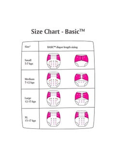 Superbottoms Basic Pack Of 10 (5 Shell + 5 Insert) Freesize Adjustable, Washable And Reusable Cloth Diaper For Babies 3 Months -3 Years | One Size Adjustable Diapers | Assorted Prints  - Image 5