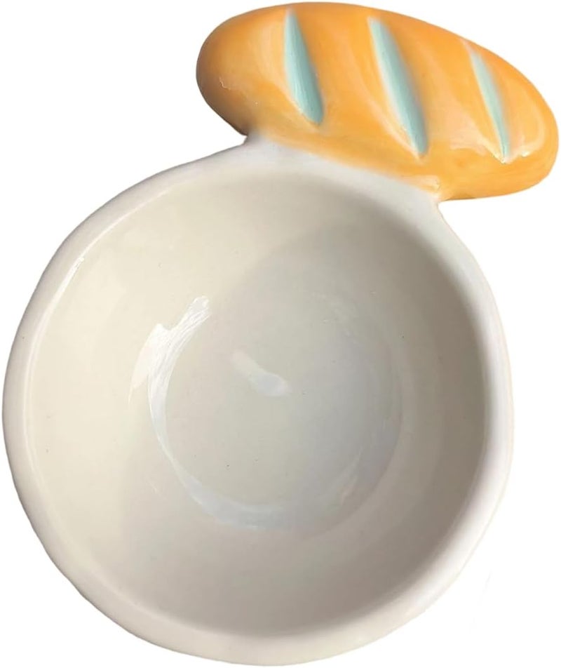 Creative Ceramic Bread Serving Dish Elegant Seasoning Plate for Artistic Table Setting Ceramic Plate - Image 1