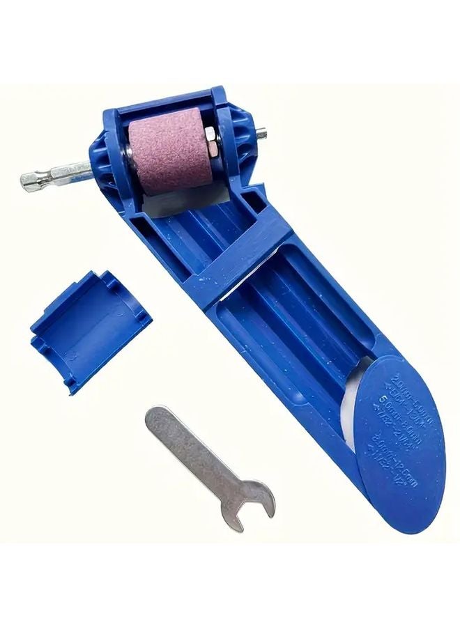 Assorted Colors Manual Drill Sharpener Tool Adjustable For Metal Plastic Drill Bits - Image 1