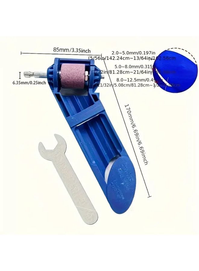 Assorted Colors Manual Drill Sharpener Tool Adjustable For Metal Plastic Drill Bits - Image 3