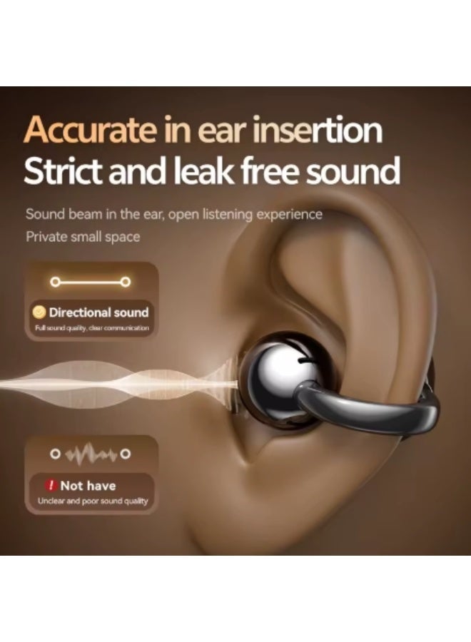 Smartbarry Nodizz M10 Open-Ear Wireless Earbuds – Bluetooth 5.4 Sport Headphones with HiFi Bass, IPX4 Waterproof, 120-Day Standby, and Touch Control - Image 3