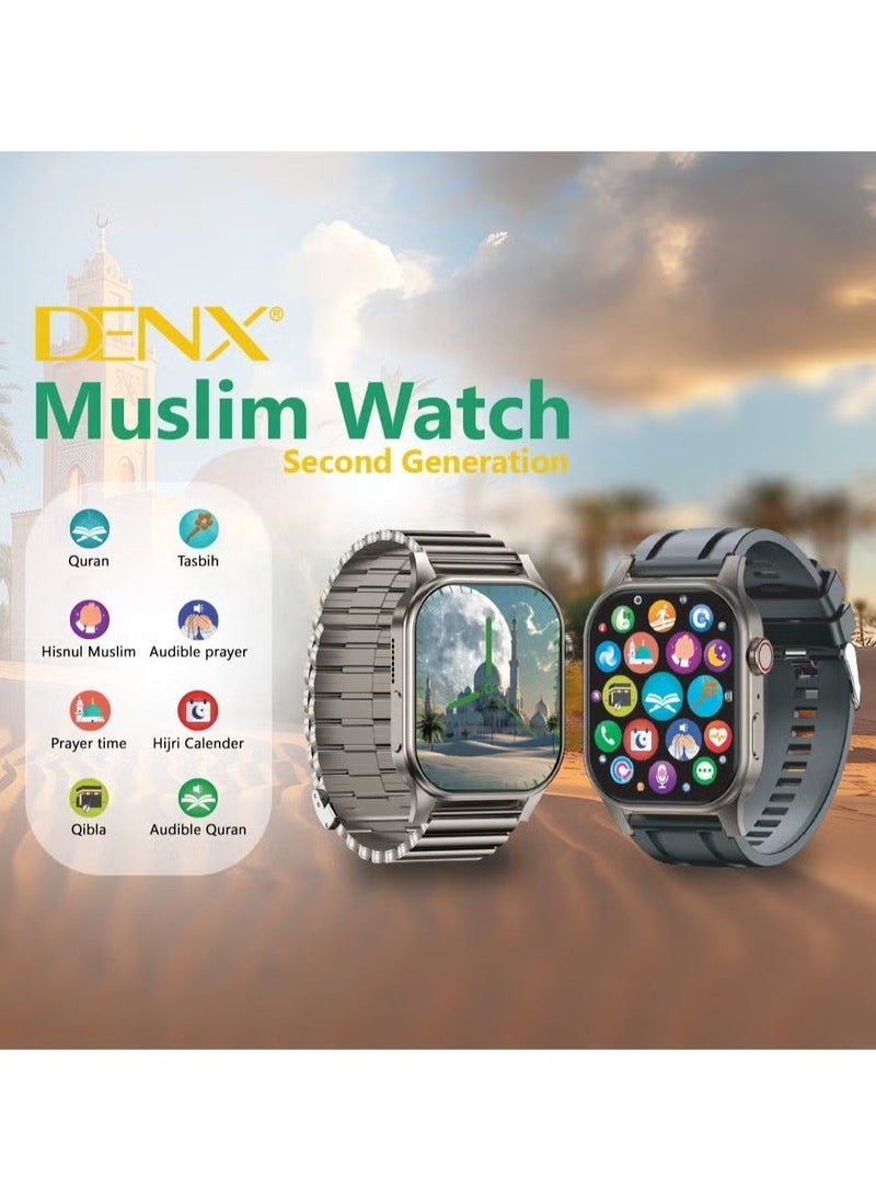 Denx The New And Distinctive Muslim Smart Watch With The Feature If Tasbeeh, Reading The Quran, And Prayer Times With Muslim Supplications  - Image 3