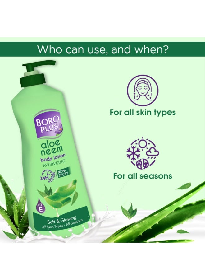 BoroPlus Aloe Neem Body Lotion 400ml - Image 4