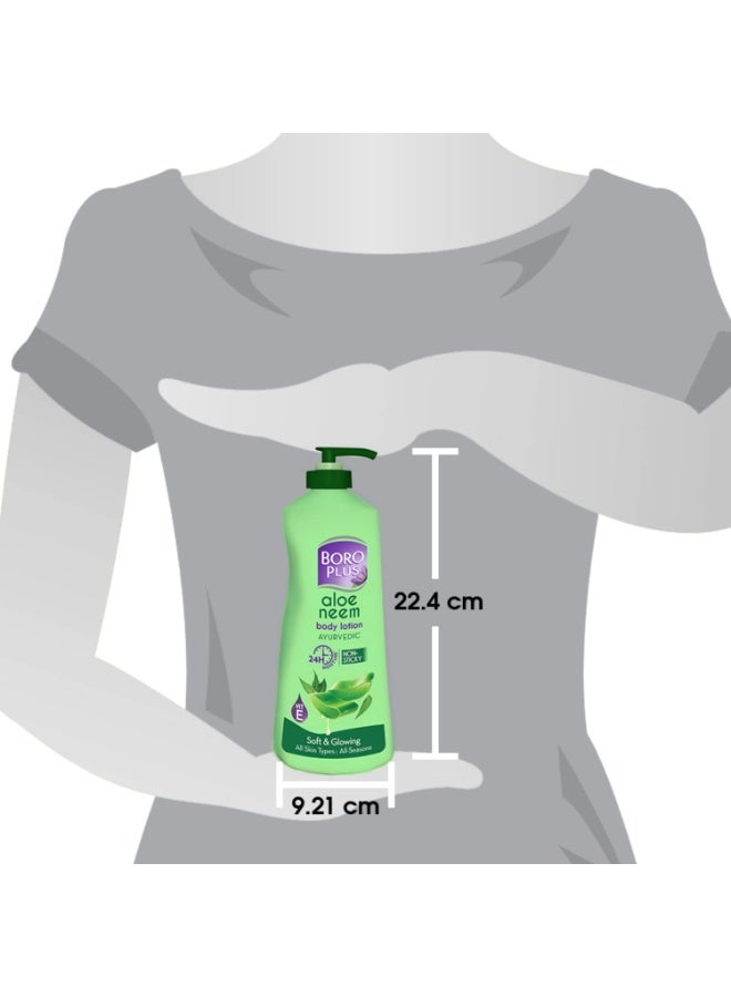 BoroPlus Aloe Neem Body Lotion 400ml - Image 2