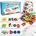 BEESTECH Alphabet ABC Learning Educational Toys for 3 4 5 Years Old Boys Girls Wooden Puzzle Flash Cards Preschool Activity Letter Matching Games for Kids Toddlers - Image 2