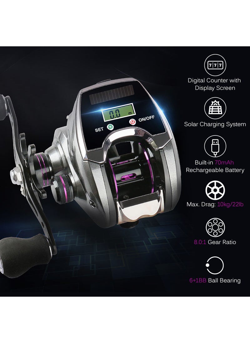 Digital Display Baitcasting Reel 14*7.5*12cm