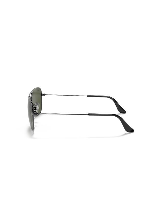 راي بان Men Full Rimmed Square Sunglasses 0RB3136 58 004 - Image 3