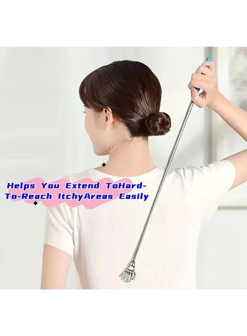 Adjustable Stainless Steel Telescopic Claw Back Scratching, Ergonomic Handle, Portable Massage and Scratching Artifact - Image 4