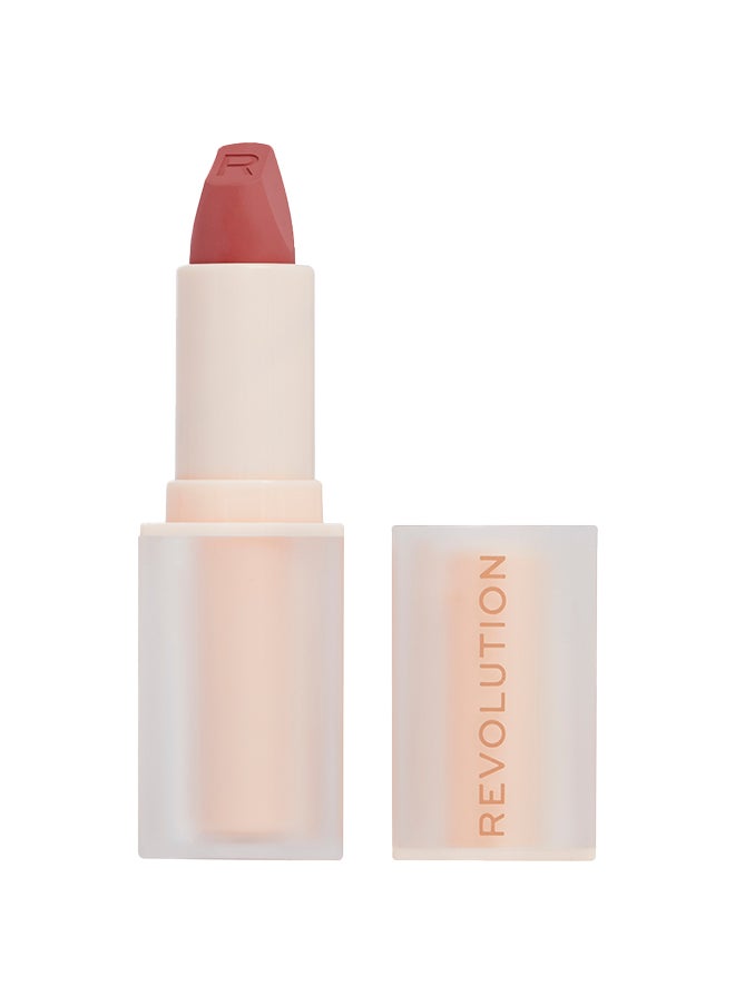REVOLUTION - Makeup Revolution Lip Allure Soft Satin Lipstick Wifey Dusky Pink - Image 1