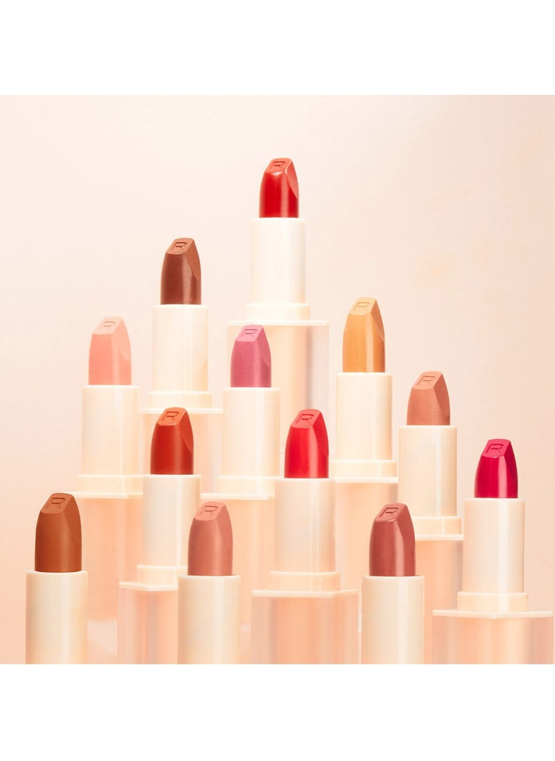 REVOLUTION - Makeup Revolution Lip Allure Soft Satin Lipstick Wifey Dusky Pink - Image 1