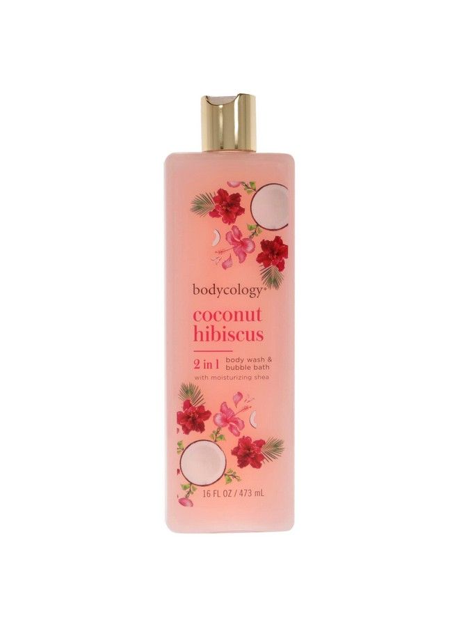 Bodycology Coconut Hibiscus Moisturizing Body Wash For Women 16 Ounce - Image 2