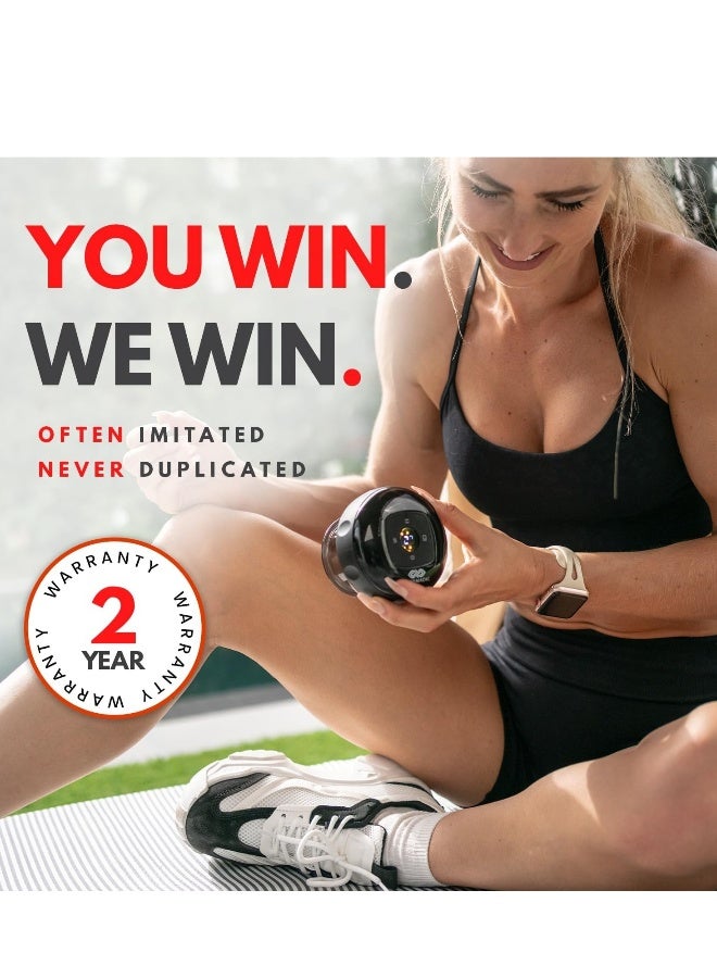 Topleo 4-in-1 Smart Cupping Therapy Massager, Red Light Therapy for Targeted Pain Relief, Knots, Aches, Muscle Soreness, Circulation & Tighter Skin, Portable Electric Cupping Kit - Image 5