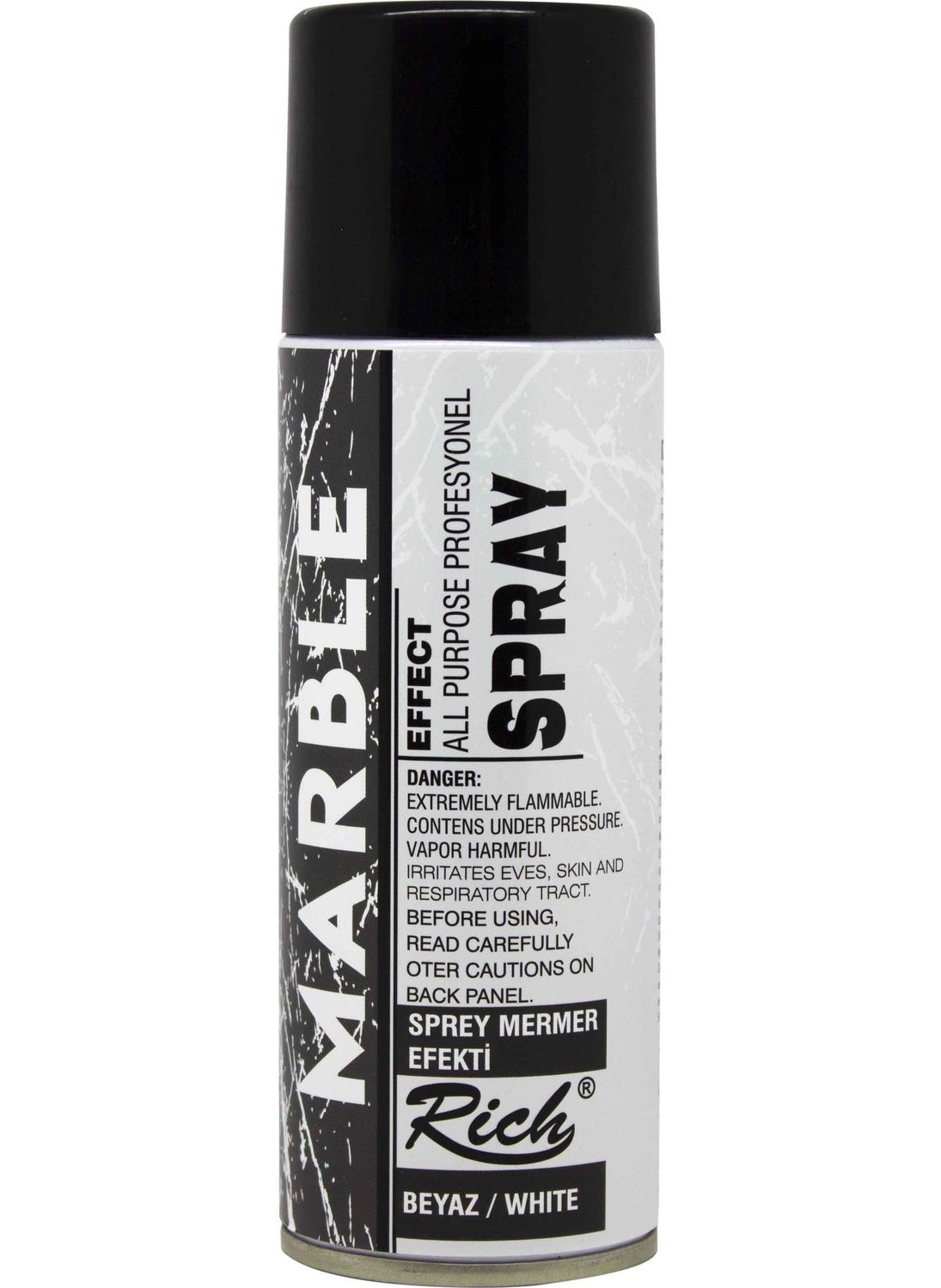 RICH - Marble Effect Spray 200 ml - White - Image 1
