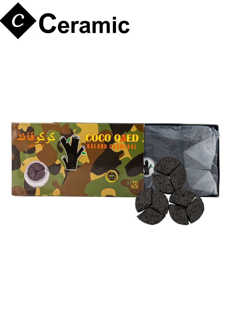 Coco Qaed Charcoal Quick Ignite and Long Lasting 72 Pieces 3 Boxes Combo Pack Green Army - pzsku/Z6832EB22284E91A5C204Z/45/_/1681204839/f11f1a75-1880-40bb-9c50-9b8f0d052603