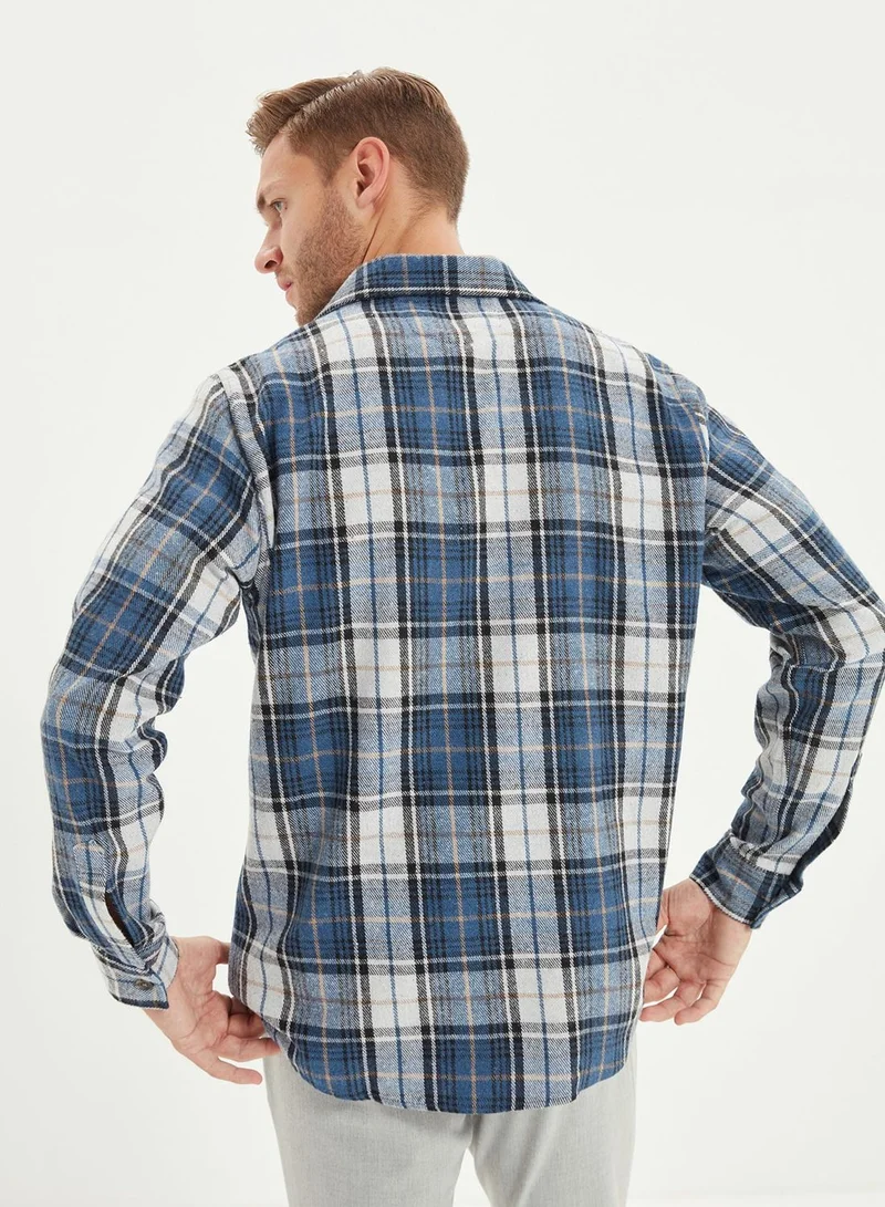 trendyol Checked Slim Fit Shirt