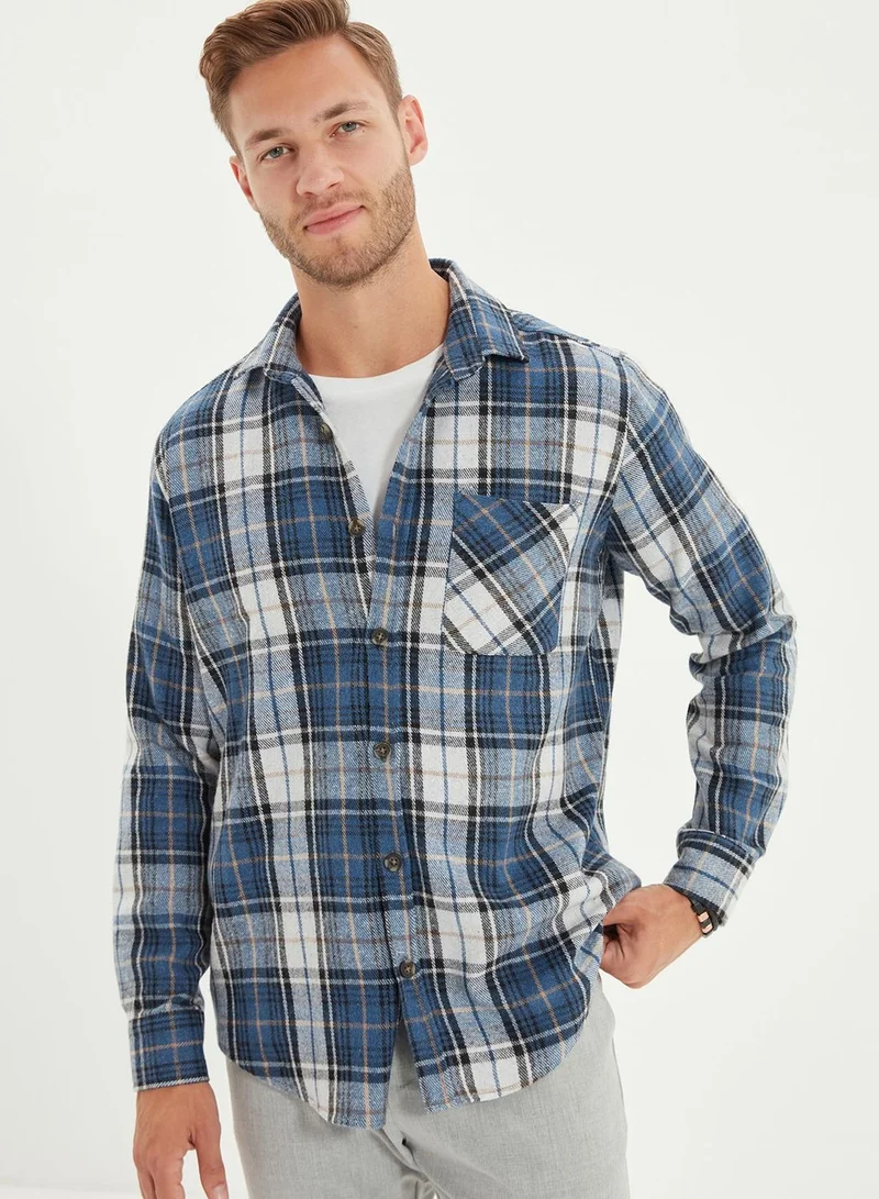 trendyol Checked Slim Fit Shirt