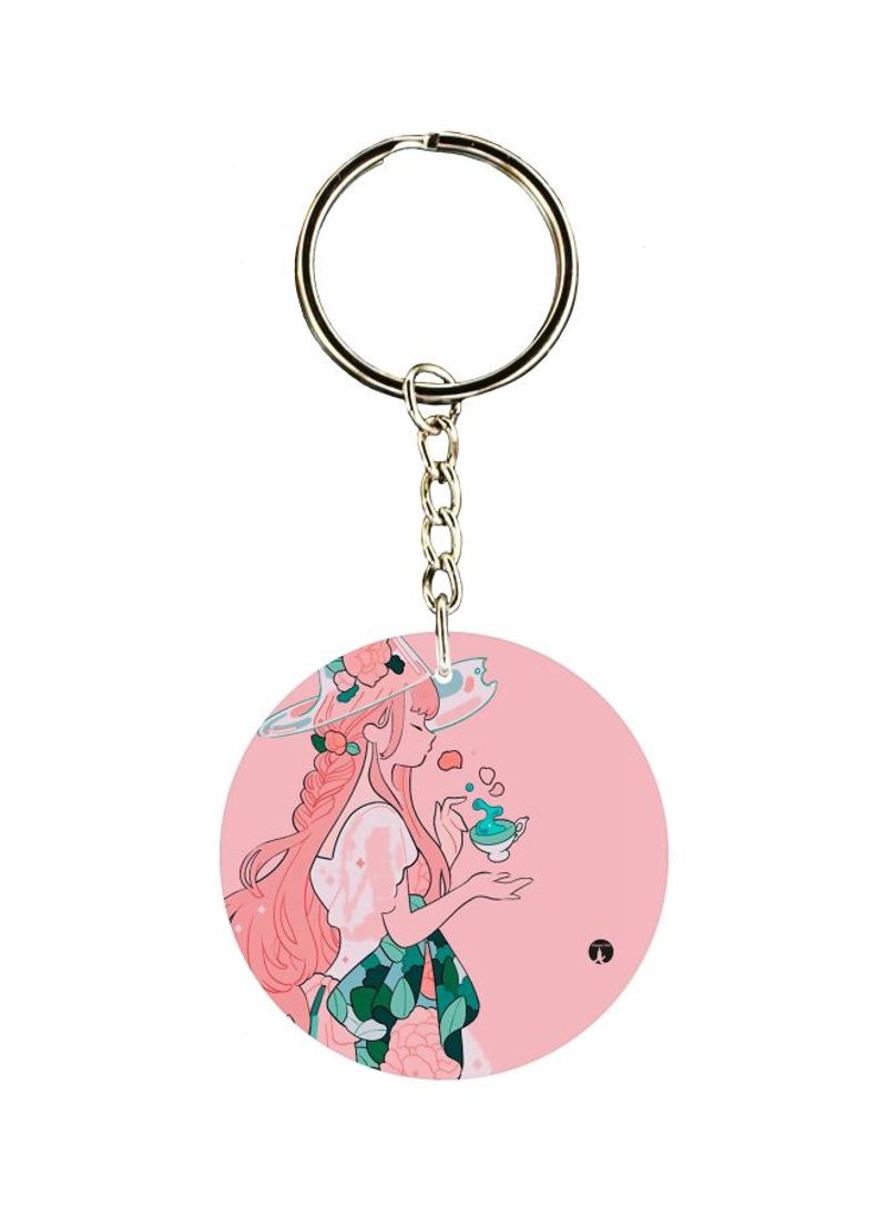 RKN Cartoon Character Printed Keychain