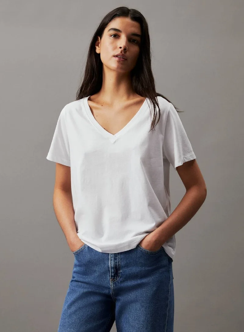 CALVIN KLEIN V-Neck T-Shirt